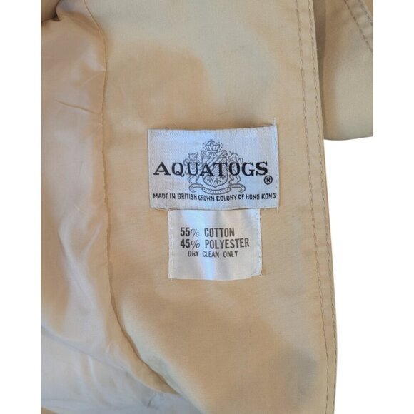 VTG Tan Trench Coat - Picture 5 of 6